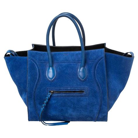 celine phantom bag slate blue|Celine phantom bag suede.